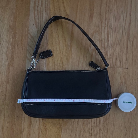 Coach Hampton Demi Mini Black Leather Handbag - Picture 2 of 8